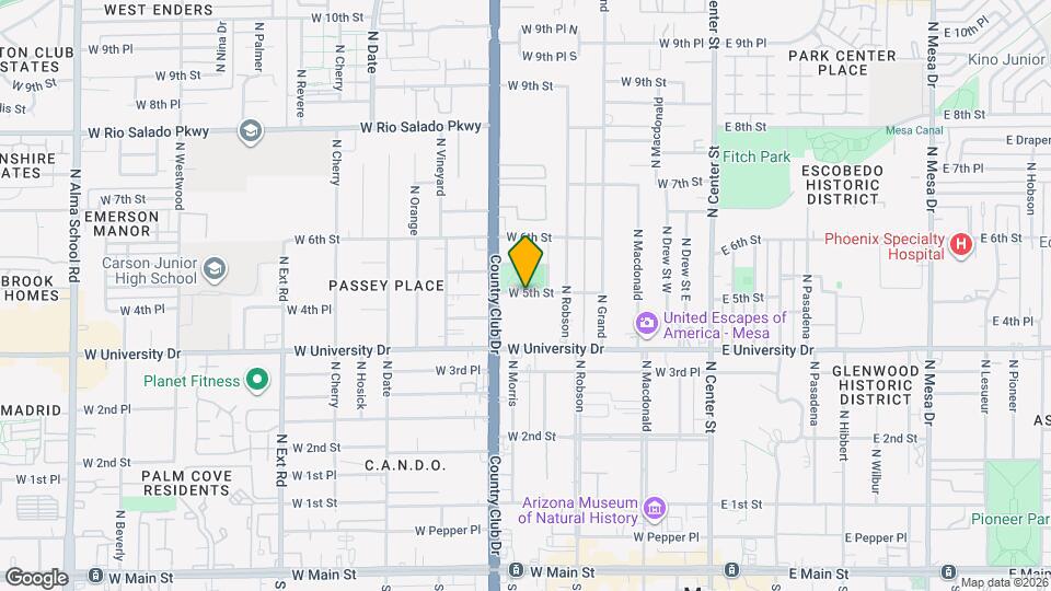 Parkside Apartments Map and Location Details