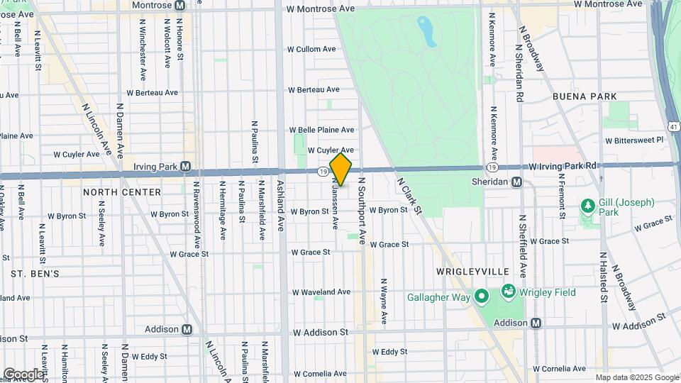 3929 N Janssen Ave, Unit #1S Map and Location Details