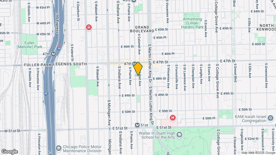 4750 S Calumet Ave Map and Location Details