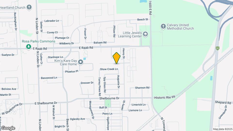 1109 Pine Meadows Ct. Map and Location Details