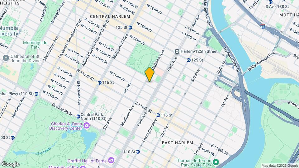 61 E 119th St Map and Location Details