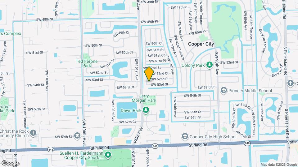 9469 SW 53rd St Map and Location Details