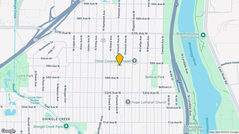 5420 Fremont Ave N Map and Location Details