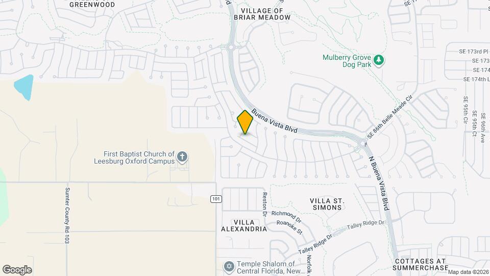 8459 SE 177th Roleson Ln Mapa y Detalles de la Ubicación