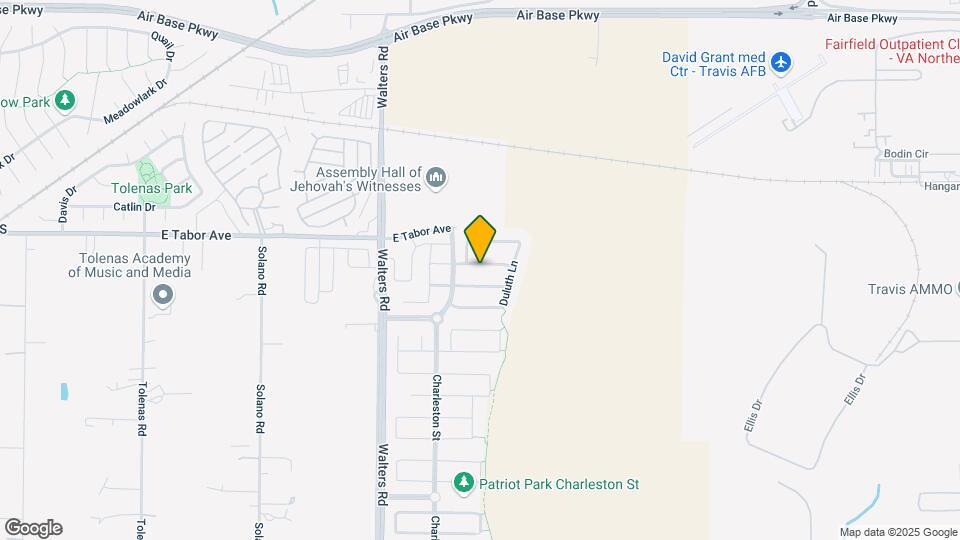 1616 Savannah Ln Map and Location Details