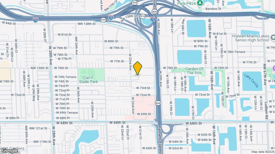 7475 W 22nd Ave Map and Location Details