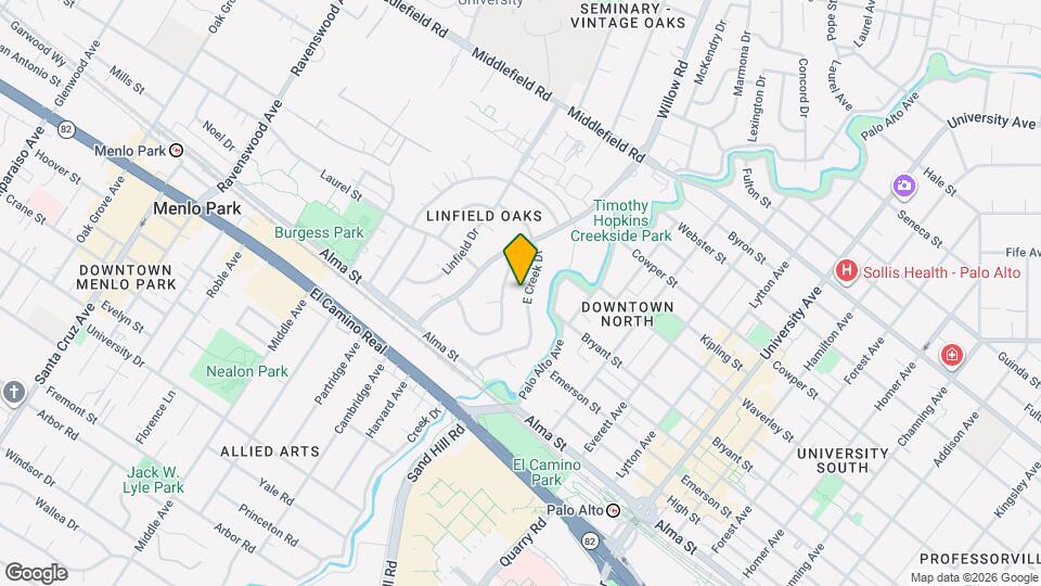 175 E Creek Dr Map and Location Details