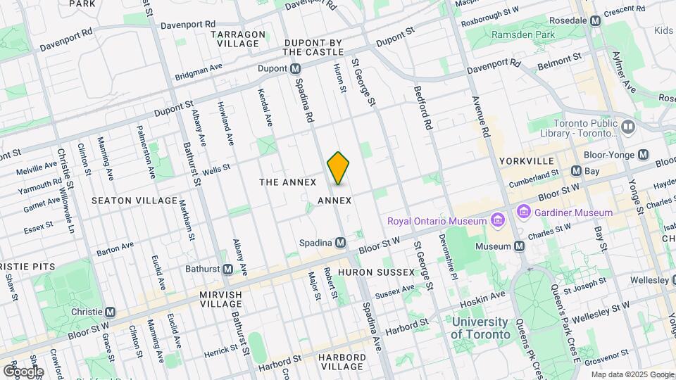 59 Spadina Rd Map and Location Details