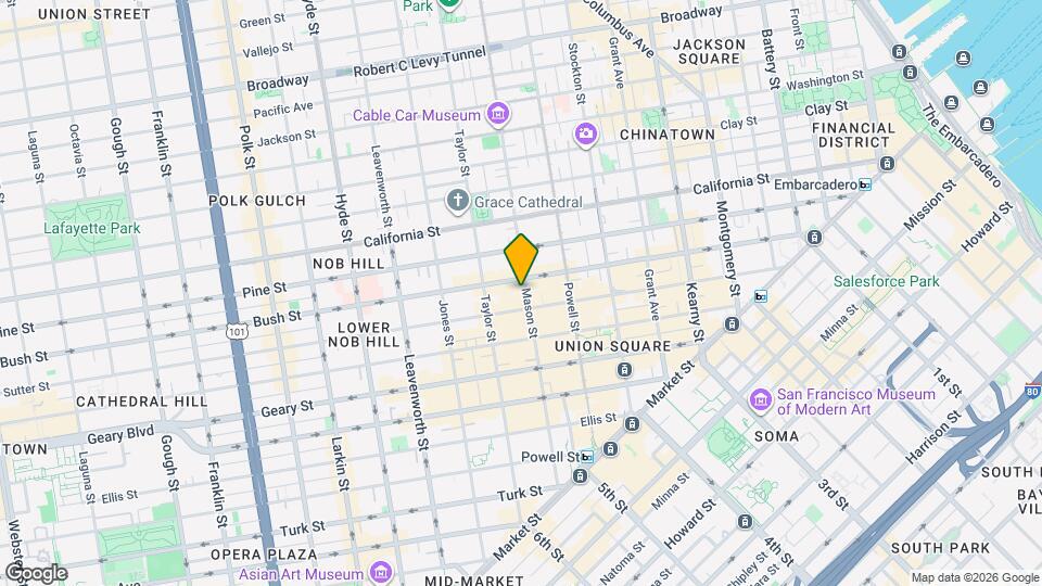 635 Mason St Map and Location Details