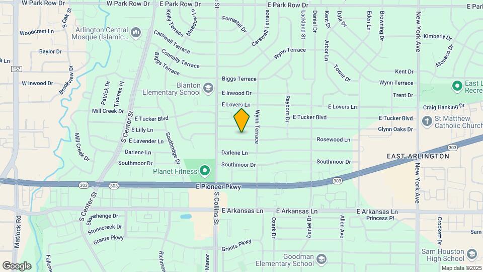 1003 Rosewood Ln Map and Location Details