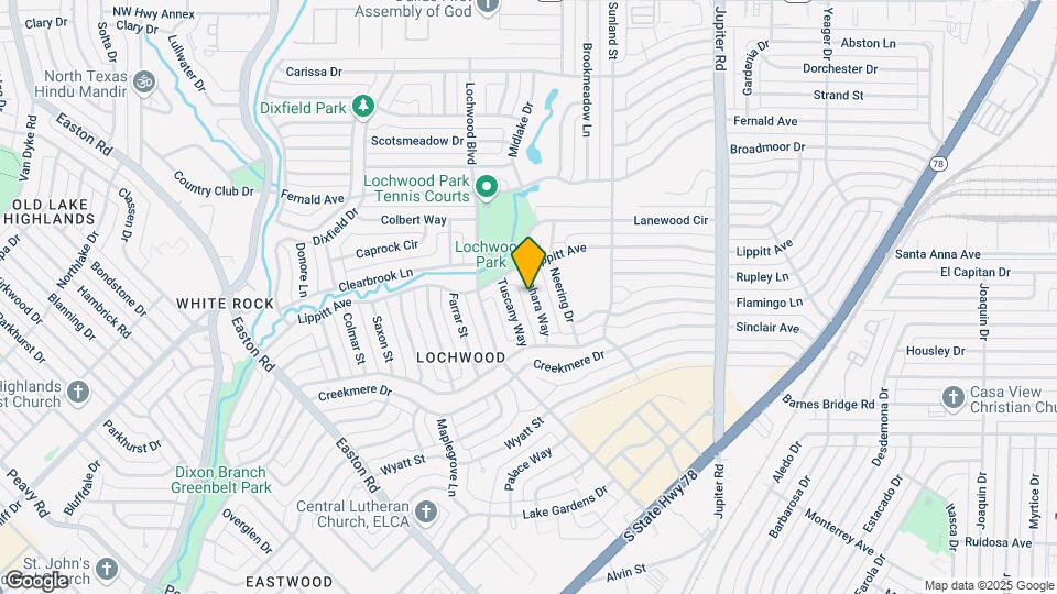 11715 Sahara Way Map and Location Details