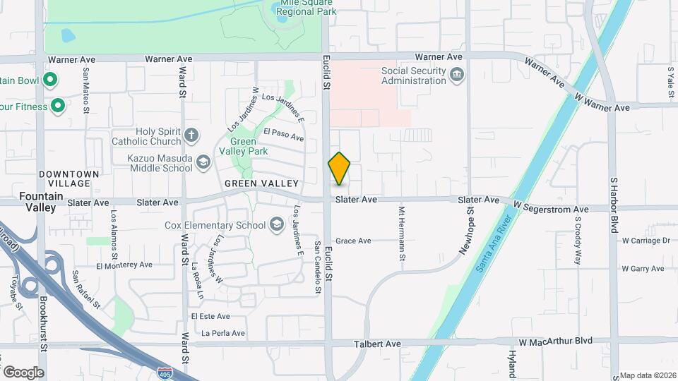 11045 Slater Ave Map and Location Details