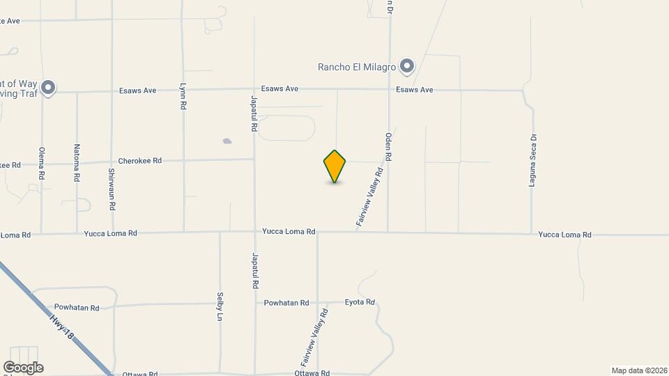 13838 Yuma Rd Map and Location Details