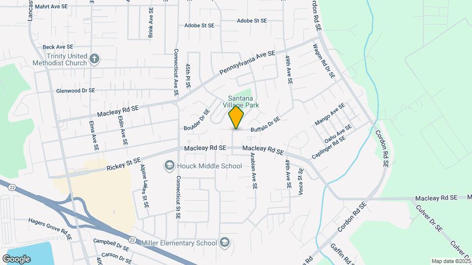 4706 Buffalo Dr SE Map and Location Details