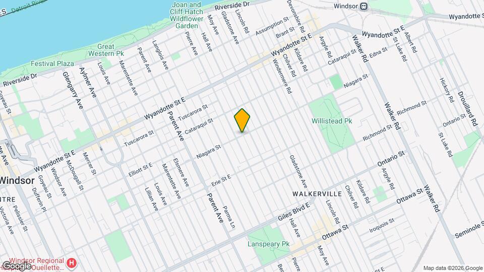 COZY 2BED/1BATH UPPER UNIT + HYDRO FREE INTERNET!! Map and Location Details