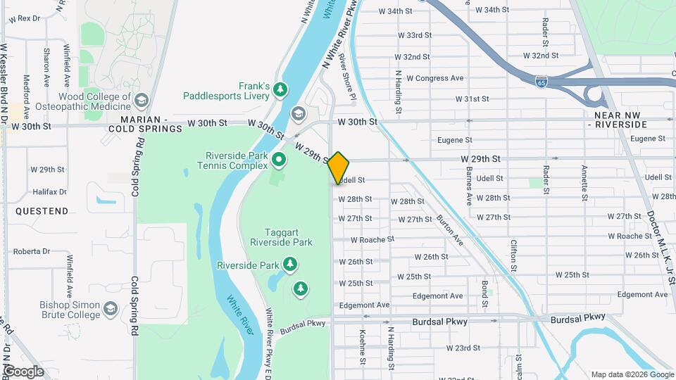 2817 E Riverside Dr Map and Location Details