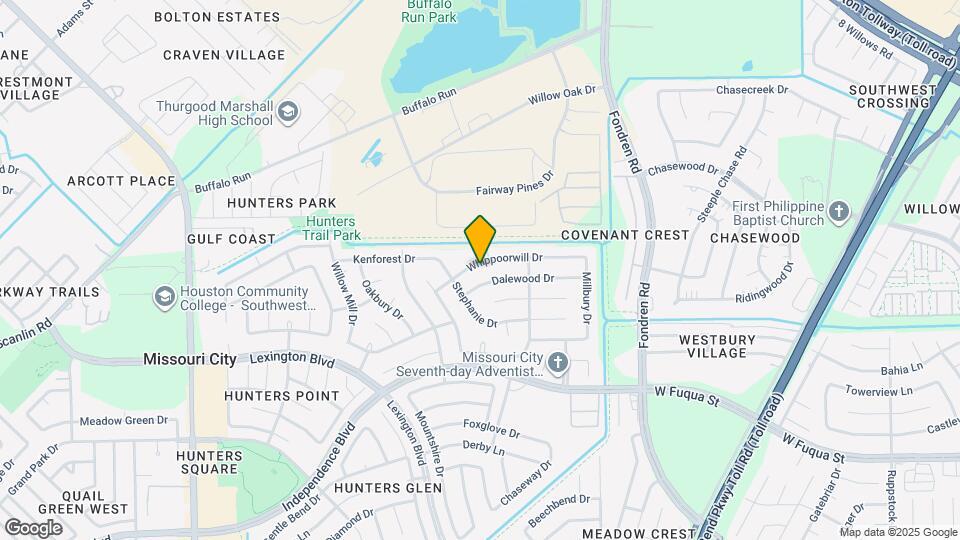 711 Whippoorwill Dr Map and Location Details