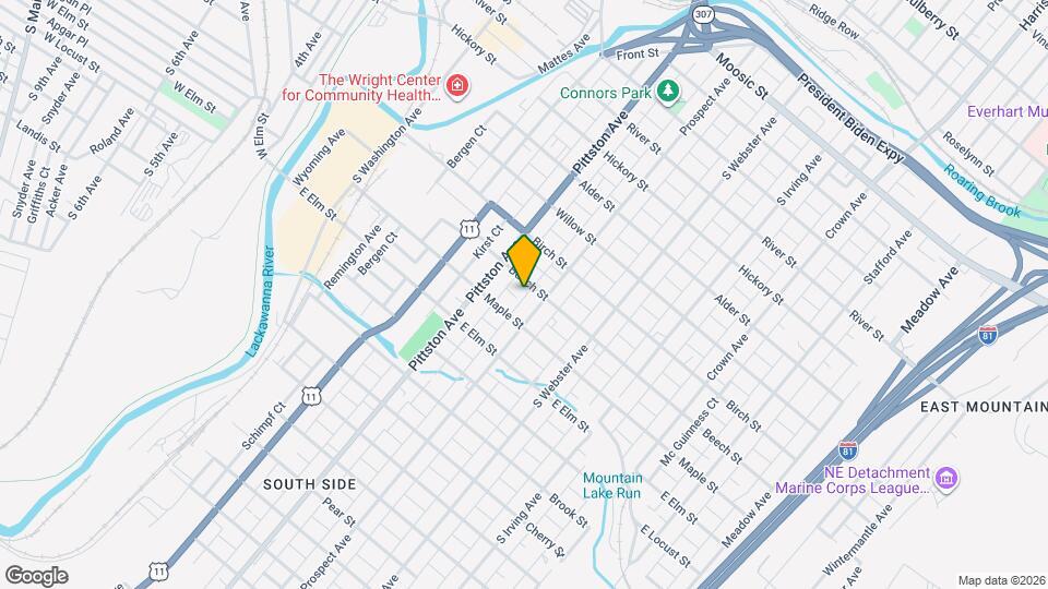 536 Beech St Map and Location Details