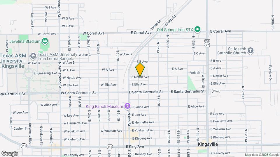 305 E Nettie Ave Mapa y Detalles de la Ubicación