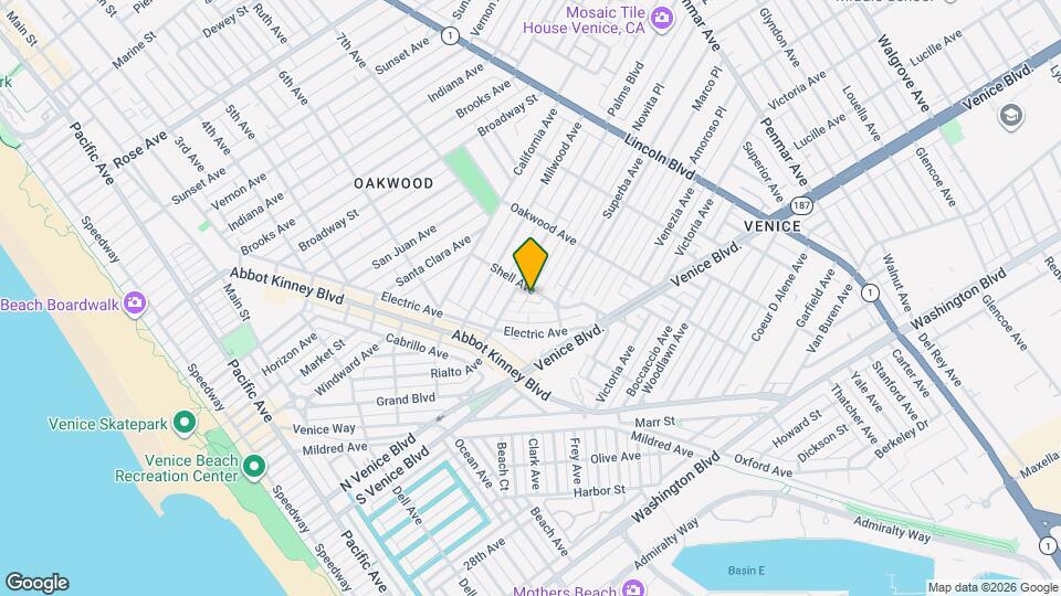 1615 Shell Ave Mapa y Detalles de la Ubicación