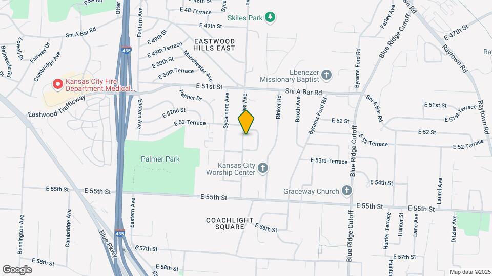 5227 Skiles Ave Map and Location Details