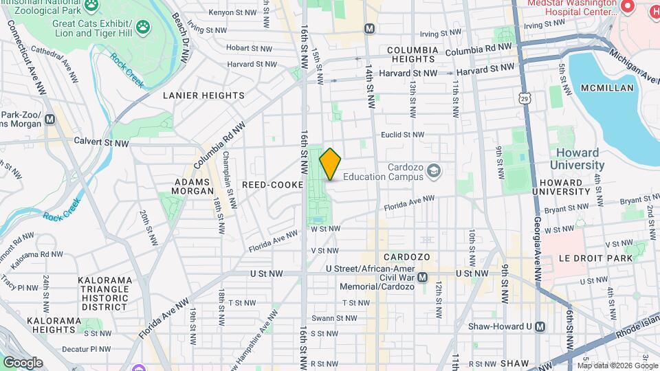2331 15th St NW, Unit 205 Map and Location Details