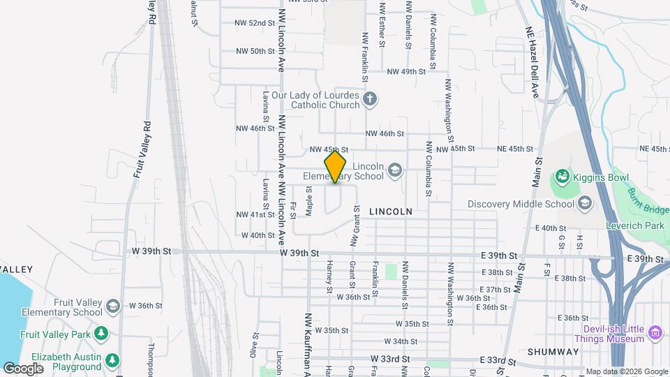 705 NW 43rd St, Unit ADU Map and Location Details