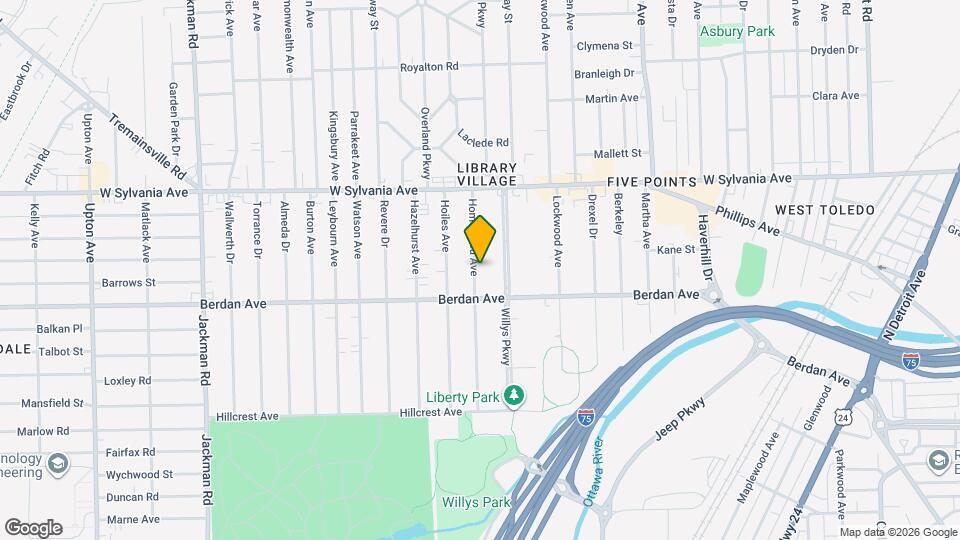 3830 Homewood Ave Map and Location Details