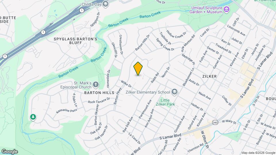 1911 Westridge Dr Map and Location Details