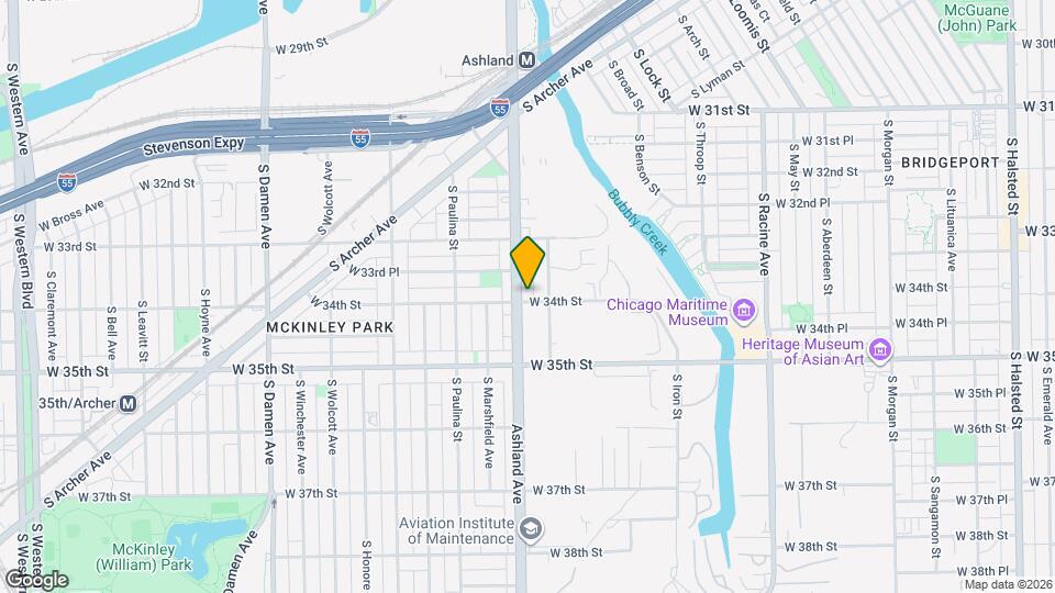 3359 S Ashland Ave Map and Location Details