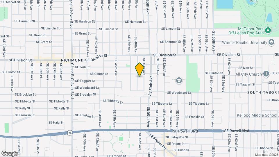 2714 SE 48th Av Map and Location Details