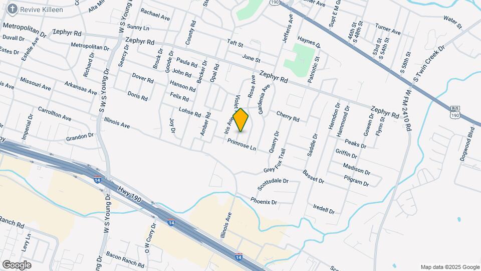 1516 Violet Ave Map and Location Details