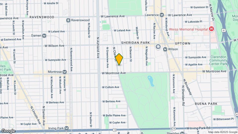 4425 N Clark St, Unit M08B Mapa y Detalles de la Ubicación