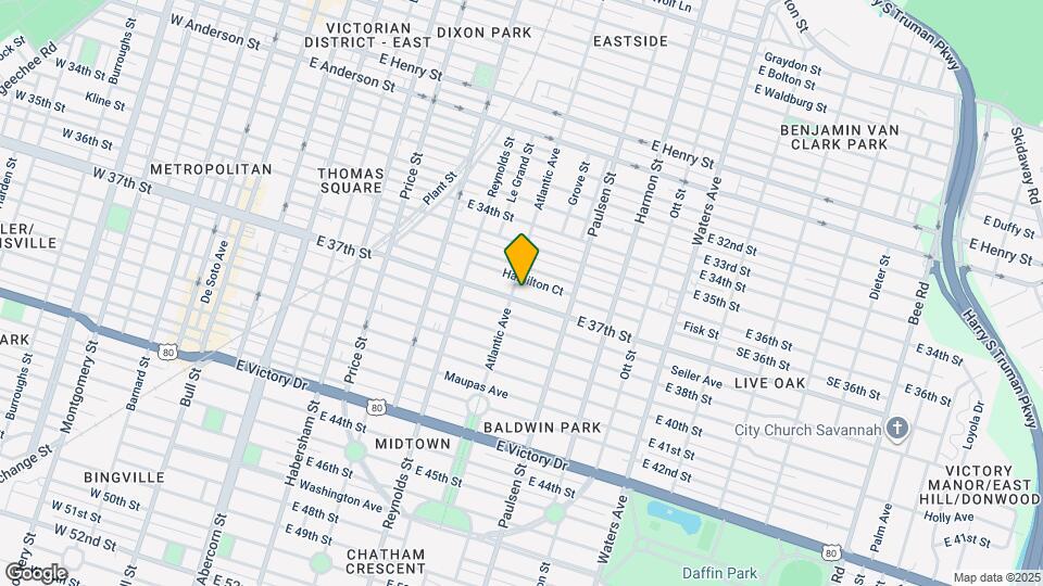 706 E 37th St Map and Location Details