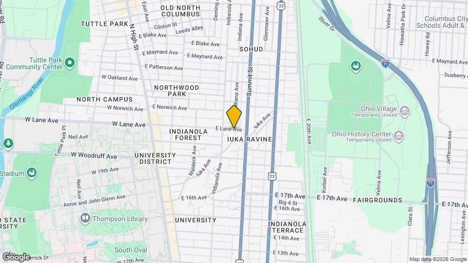 267 E Lane Ave Map and Location Details