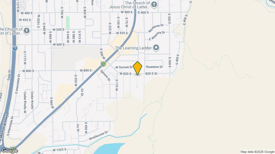 939 S 25 W Map and Location Details