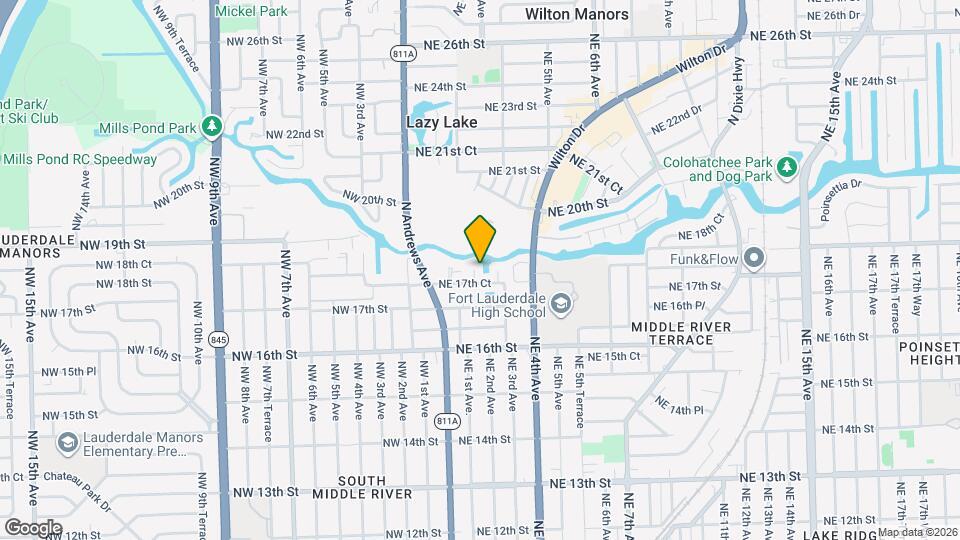 1728 NE 2nd Ave Map and Location Details