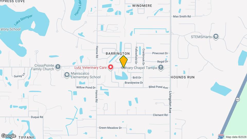17633 Meadowbridge Dr Map and Location Details