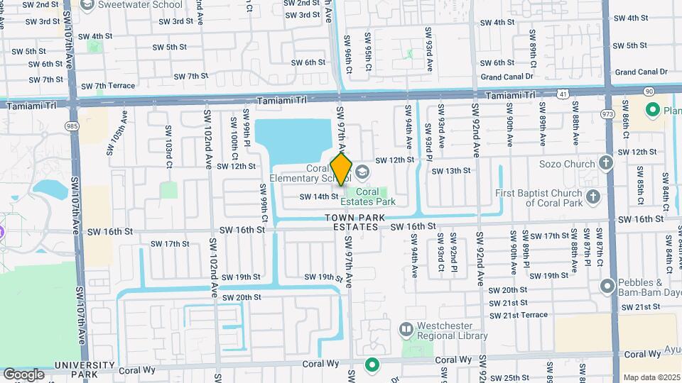 1405 SW 97th Ave Map and Location Details