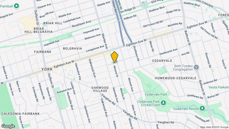 661 Winona Dr Map and Location Details