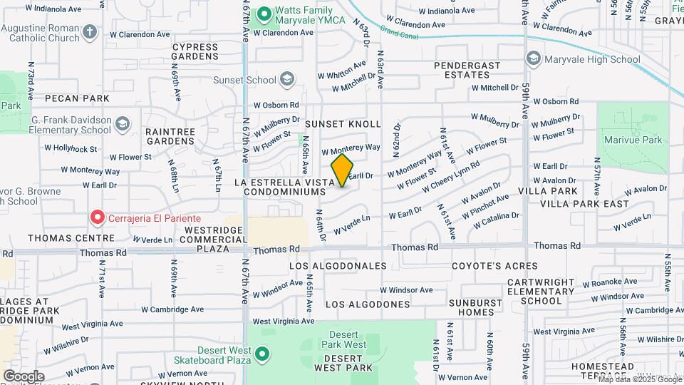6402 W Avalon Dr Mapa y Detalles de la Ubicación