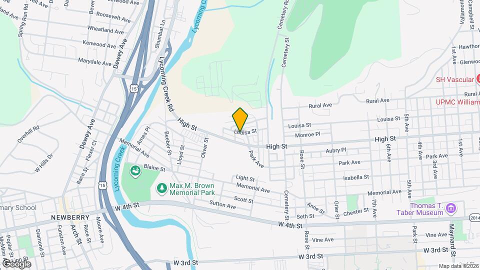1543 Louisa St Map and Location Details