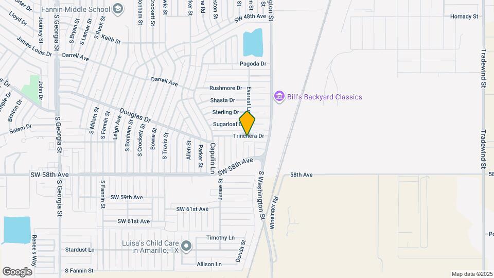 1029 Trinchera Dr Map and Location Details