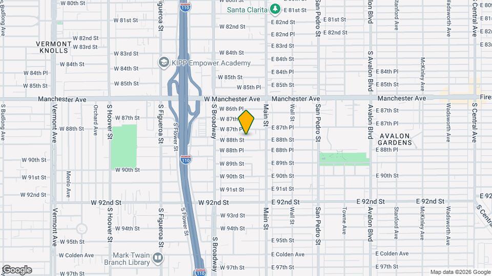 151 W 88th St Map and Location Details