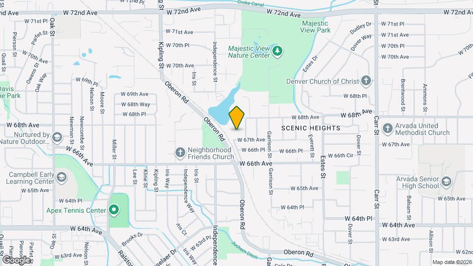 9390 W 67th Pl, Unit Basement Apartment Map and Location Details