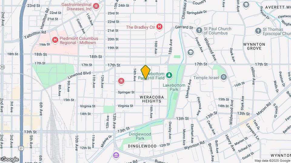 1554 15th Ave Map and Location Details