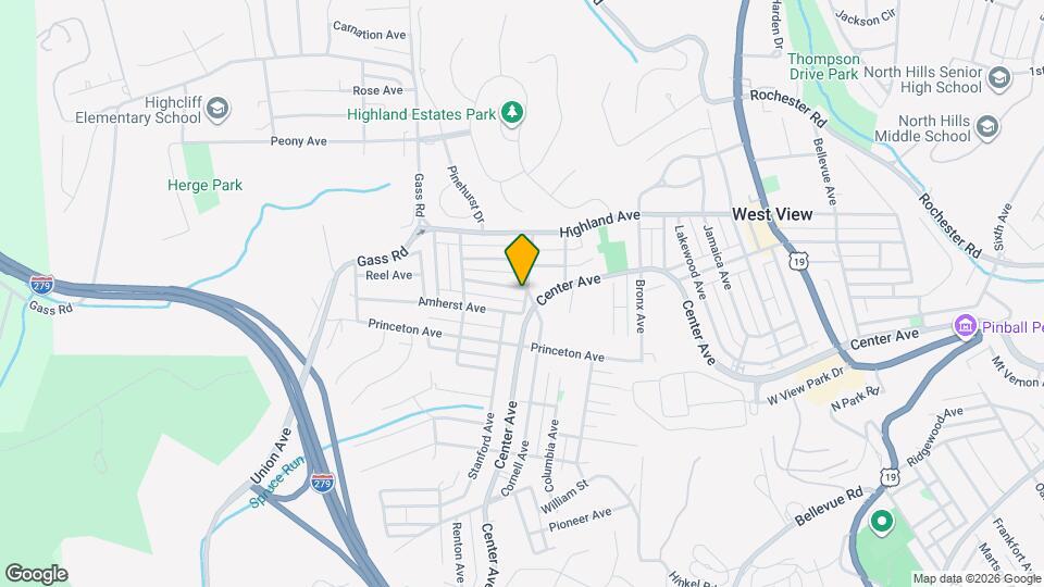 4 Amherst Ave Map and Location Details