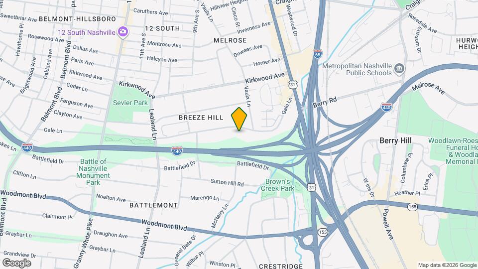 909B Gale Ln Mapa y Detalles de la Ubicación