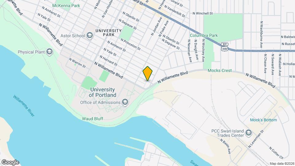 6737 N Olin Ave Mapa y Detalles de la Ubicación