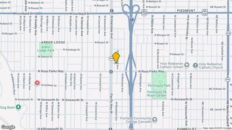 6543 N Maryland Ave Map and Location Details